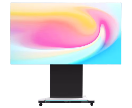 Liftable folding integrated display screen