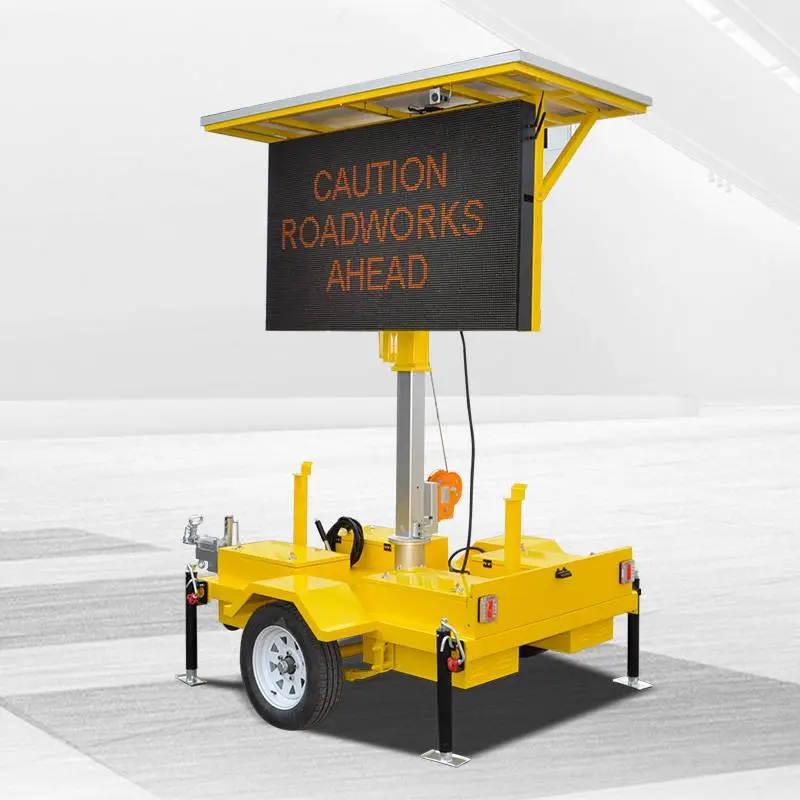 Mobile traffic guidance display vehicle 02