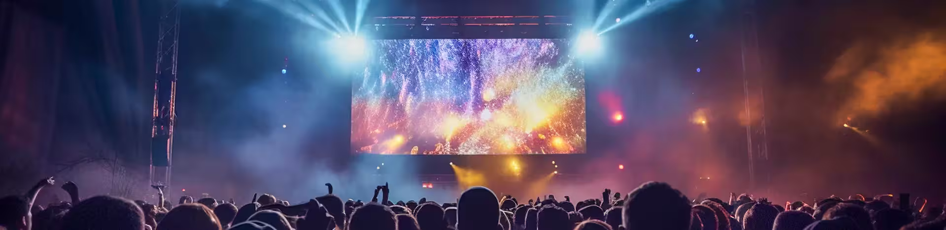 App banner rental & staging