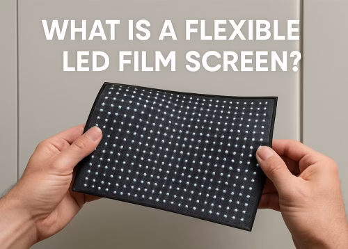 What is a flexible led film screen